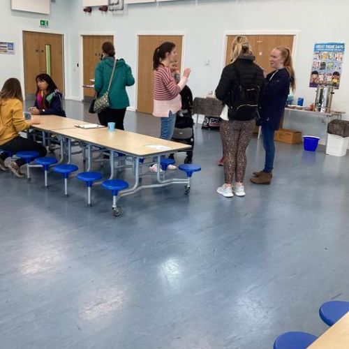 Cake and coffee morning raising money for Macmillan